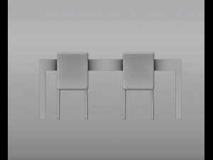 Brownwood Dining Table Set Model 3D