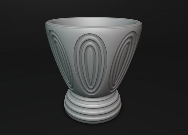 Decorative Vase Model do druku 3D .c4d .max .obj .3ds .fbx .stl .blend 