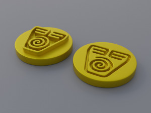 Avatar Elemental Symbols 3D Print Model