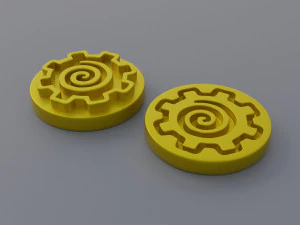 アバターのエレメントシンボル 3Dプリントモデル