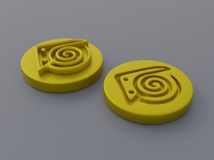 Avatar Elemental Symbols 3D Print Model