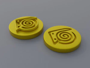 アバターのエレメントシンボル 3Dプリントモデル