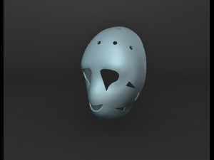 Goalie Hockey Mask 3D Baskı Modeli