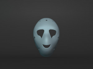 Goalie Hockey Mask 3D Baskı Modeli