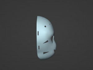 Goalie Hockey Mask 3D Baskı Modeli