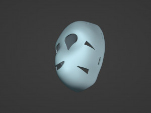 Goalie Hockey Mask 3D Baskı Modeli
