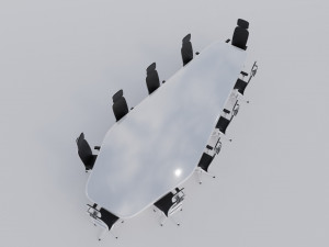 Luxury Conference Room Table 3Dプリントモデル