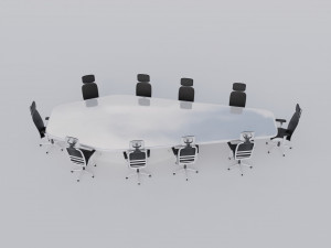 Luxury Conference Room Table 3Dプリントモデル