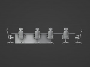Luxury Conference Room Table 3Dプリントモデル
