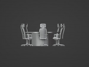 Luxury Conference Room Table 3Dプリントモデル