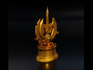Dota 2 All Hero Challenge Trophy 3D 打印模型