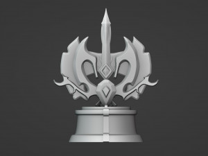 Dota 2 All Hero Challenge Trophy 3D 打印模型