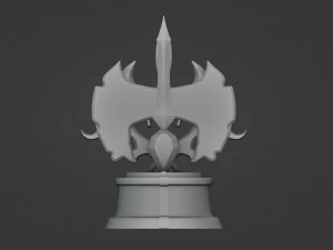 Dota 2 All Hero Challenge Trophy 3D Print Model