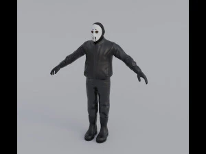 Kanye West Rigged 3D Model