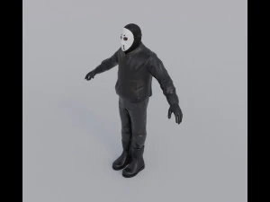 Kanye West Rigged 3D Model