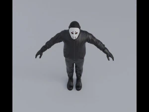 Kanye West Rigged 3D Model