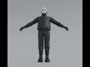 Kanye West Rigged 3D Model