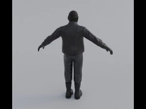 Kanye West Rigged 3D Model