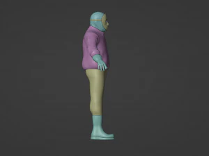 Kanye West Rigged 3D Model