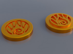 Avatar Elemental Symbols Pack 2 3D Print Model