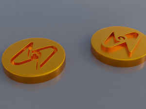 Avatar Elemental Symbols Pack 2 3D Print Model