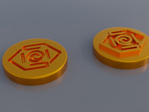 Avatar Elemental Symbols Pack 2 3D Print Model
