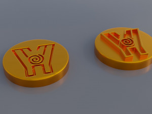 Avatar Elemental Symbols Pack 2 3D Print Model