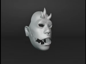 Evil Functional Mask 3D Print Model