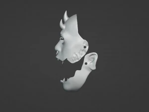 Evil Functional Mask 3D Print Model
