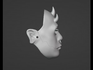 Evil Functional Mask 3D 프린트 모델