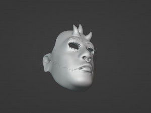 Evil Functional Mask 3D 프린트 모델