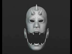 Evil Functional Mask 3D Print Model