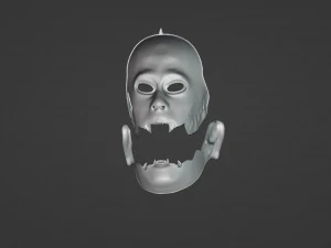 Evil Functional Mask 3D Print Model
