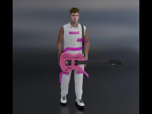 MGK - Machine -un Kelly 3D Model