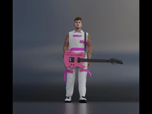 MGK - Machine -un Kelly 3D Model
