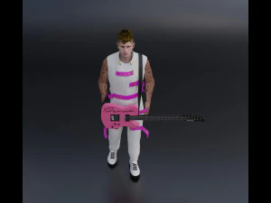 MGK - Machine -un Kelly 3D Model