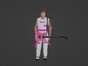 MGK - Machine -un Kelly 3D 模型
