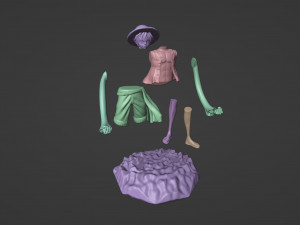 Straw Hat Luffy Controller Stand 3D प्रिंट मॉडल