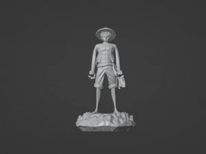 Straw Hat Luffy Controller Stand 3D Print Model