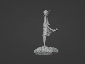 Straw Hat Luffy Controller Stand 3D Print Model