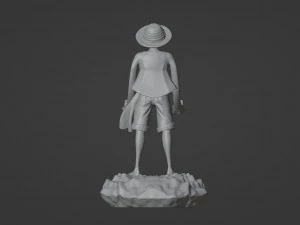 Straw Hat Luffy Controller Stand 3D Print Model