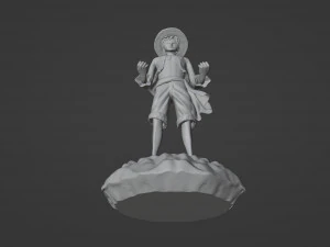 Straw Hat Luffy Controller Stand 3D Print Model