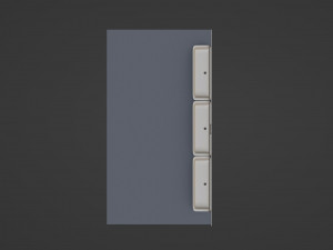 Mens Restroom Urinal 3D Model