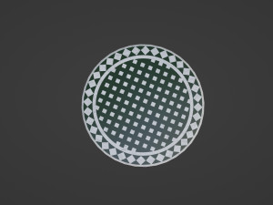 Round Marble Table 3D Model