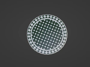 Round Marble Table 3D Model