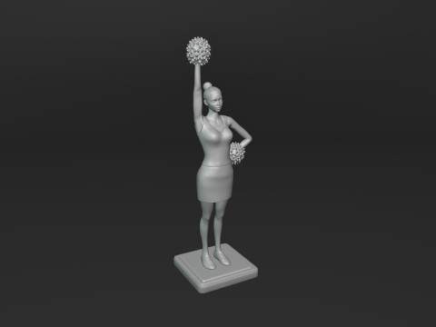 Cheerleader 3Dプリントモデル