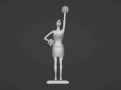 Cheerleader Modelo de Impressão 3D