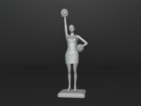Cheerleader Modelo de Impressão 3D