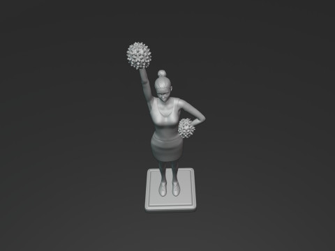 Cheerleader Modelo de Impressão 3D