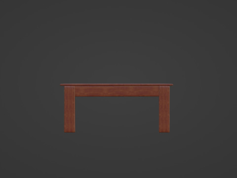 Wooden Side Table 3D 模型